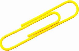 Image result for Yellow Paper Clip Art