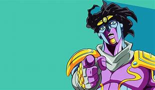 Image result for Jotaro with Star Platinum