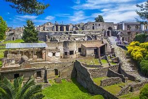 Image result for Visiting Pompeii Ruins