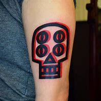 Image result for Trippy Skull Tattoo