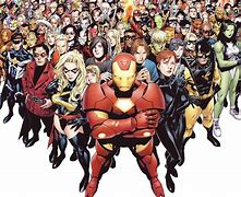 Image result for All of the Marvel Super Heroes and DC Super Heroes