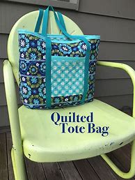 Image result for Quilted Tote Bag Sewing Patterns