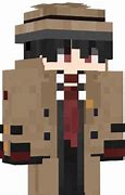 Image result for Brown Hair Detective Minecraft Skin