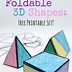 Image result for Foldable 3D Shapes