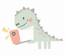 Image result for Cute Dinosaur Witj Phone