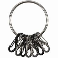 Image result for Black PVD Stainless Steel Key Ring
