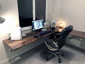 Image result for Contemporary Floating Desk