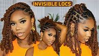 Image result for Invisible Locs with Color