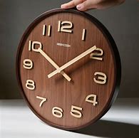 Image result for Digital Clock Display Wooden