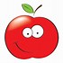 Image result for Apple Fruit Cliup Art with Face