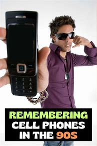 Image result for Person with 90s Cell Phone