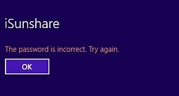 Image result for Error Code for Wrong Password