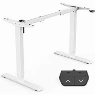 Image result for Standing Desk with Touch Adjuster White