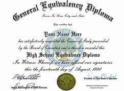 Image result for Louisiana GED Certificate