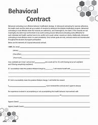 Image result for Employee Behavior Contract Template