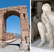 Image result for Pompeii Casts of Bodies