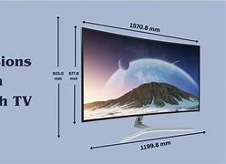 Image result for 60 LED TV Dimensions