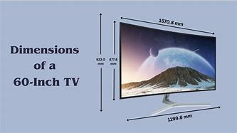 Image result for 60 Inch LED TV Dimensions