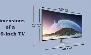 Image result for 60 Flat Screen TV Dimensions