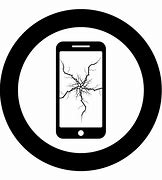 Image result for Broken Cell Phone Icon