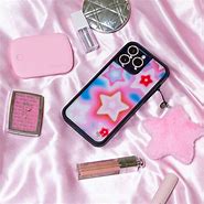 Image result for Black and Pink Stars Wildflower Case