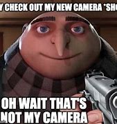 Image result for Gun at Camera Meme