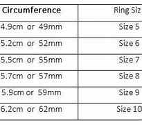 Image result for 6 Cm Equals What Ring Size