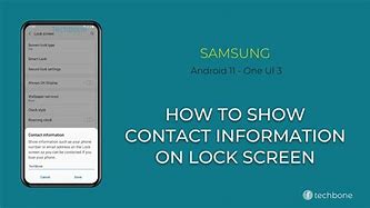 Image result for Samsung Android Information On Lock Screen