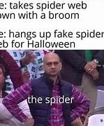 Image result for Spider Web Meme Halloween