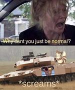 Image result for Why Can't You Be Normal Meme