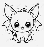 Image result for Kawaii Cute Bat Drawings