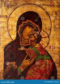 Image result for Orthodox Man Look at Icon of Mary in Room