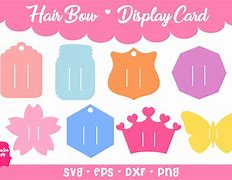 Image result for Hair Bow Display Card SVG