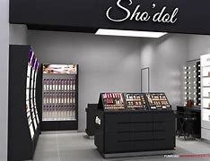 Image result for Cosmetics Display Counter