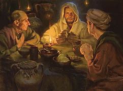 Image result for Jesus Breaking Bread Watercolor