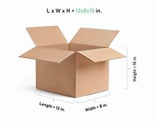Image result for Cardboard Box Dimensions