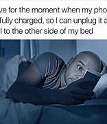 Image result for Person Watching Phone in Bed Meme