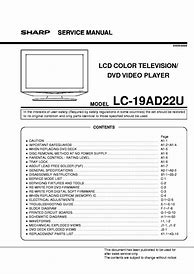 Image result for Sharp LC 19Dv12u Manual