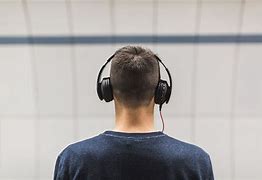 Image result for Person with Headphones On
