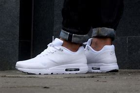 Image result for All White Nike Air Max Shoes