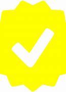 Image result for Yellow and Verified Twitter PNG