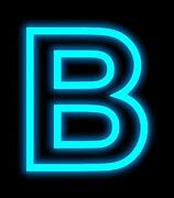 Image result for Cool Neon Letter B
