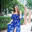 Image result for Floral Cut Out Maxi Dress