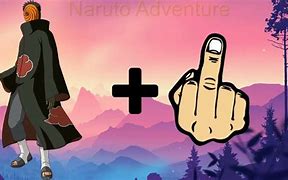 Image result for Naruto Sticking Middle Finger