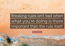Image result for Breaking Rules