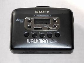 Image result for Vintage AM FM Digital Walkman