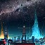 Image result for Anime City iPhone Wallpaper