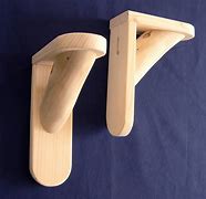 Image result for Small Wood Shelf Brackets