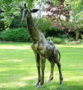 Image result for Metal Giraffe Garden Statue