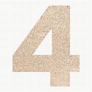 Image result for Sparkly Number 4